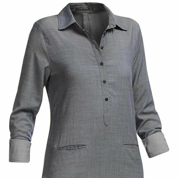 Icebreaker Cool-Lite Kala Wool Blend Tunic/Dress Medium *flawed - Picture 6 of 11